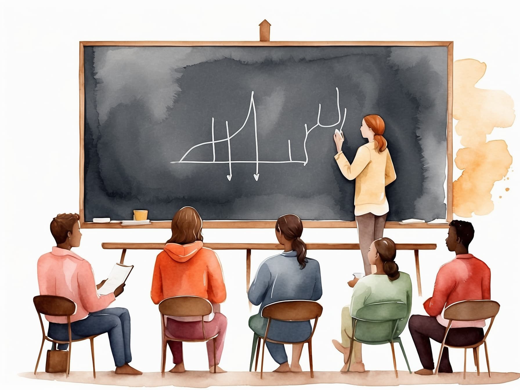 Schüler werden unterrichtet