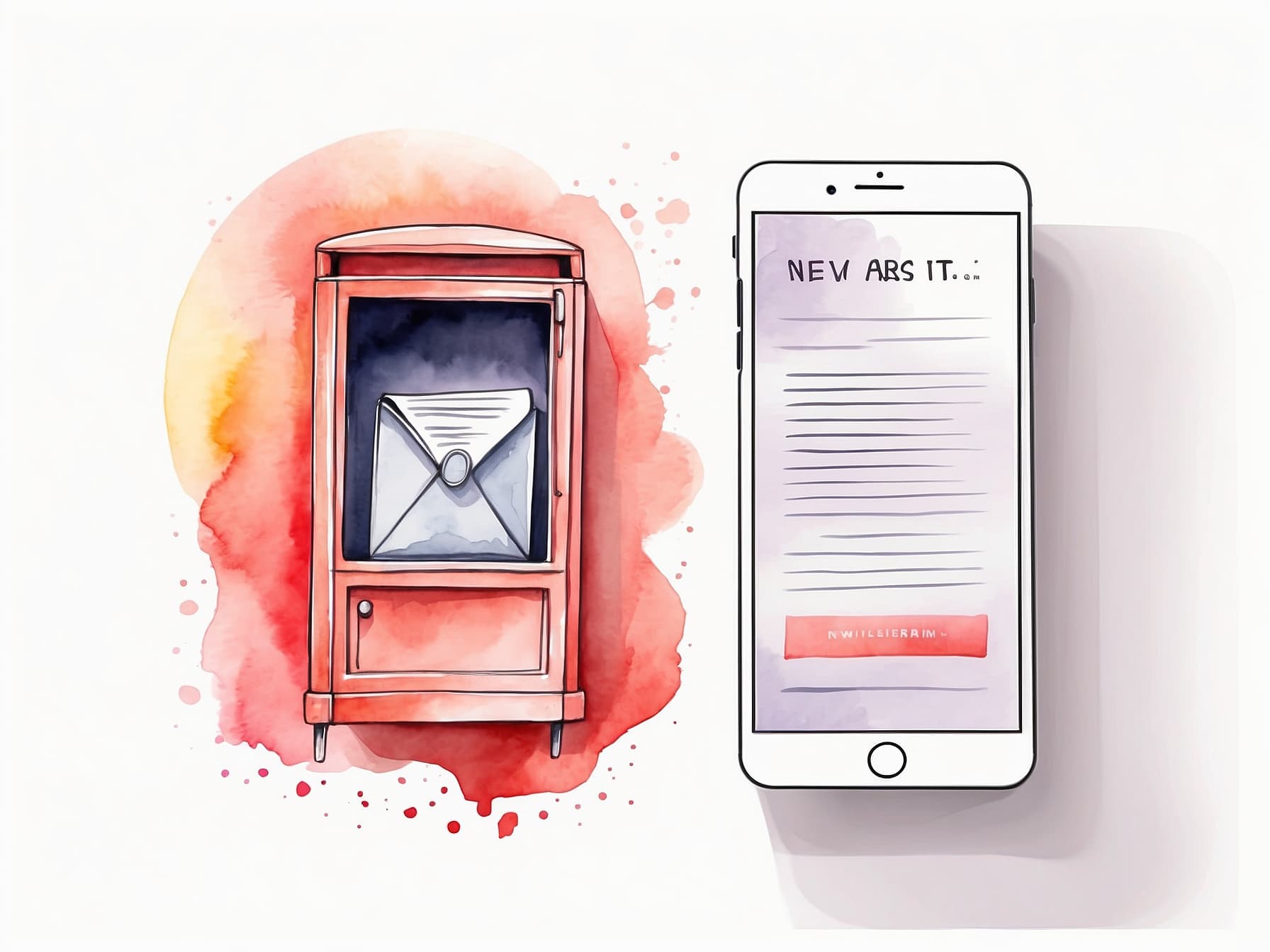 Ein Briefversand ggü. Newsletter per Mail