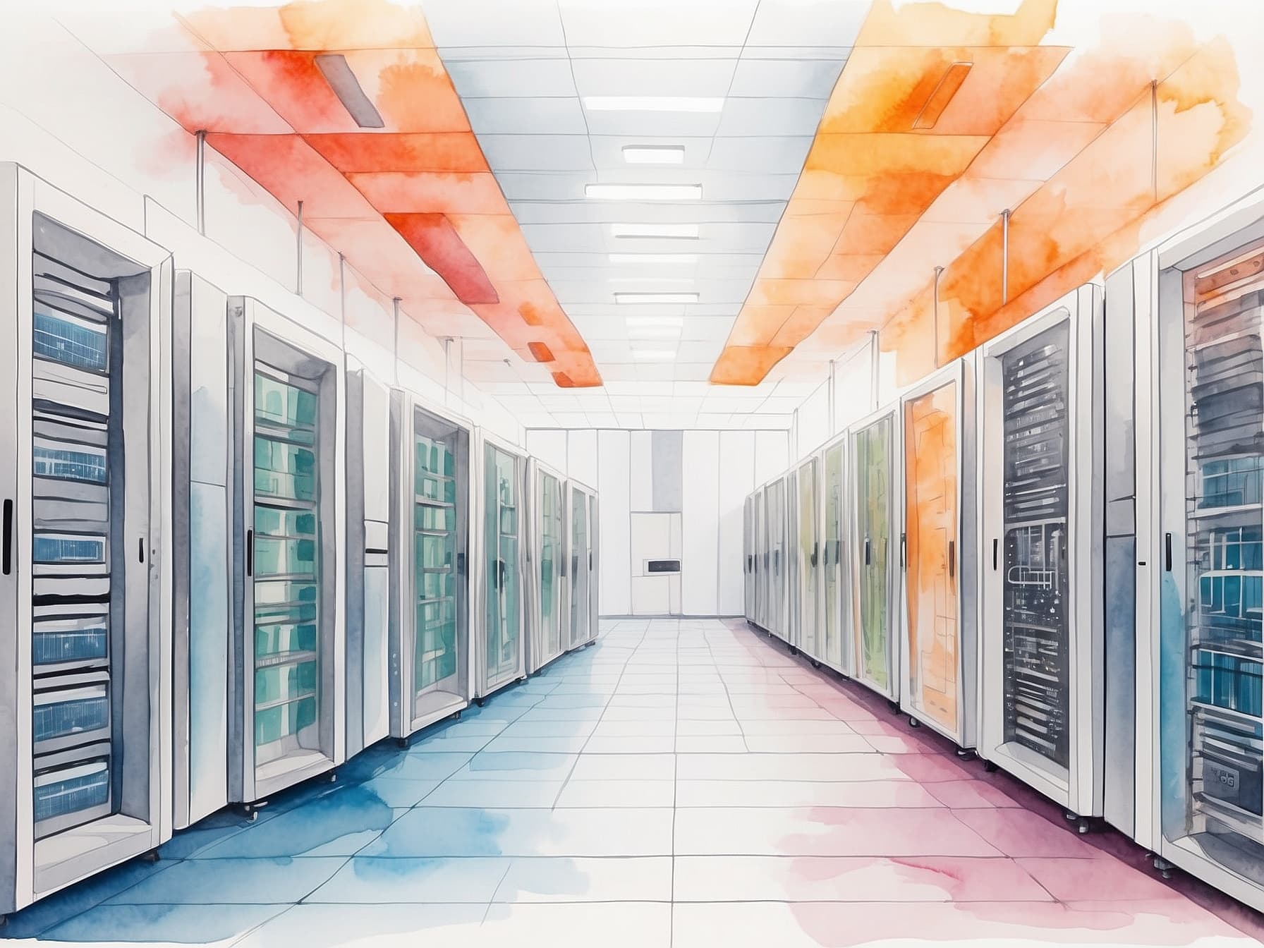 Einblick in ein Datencenter