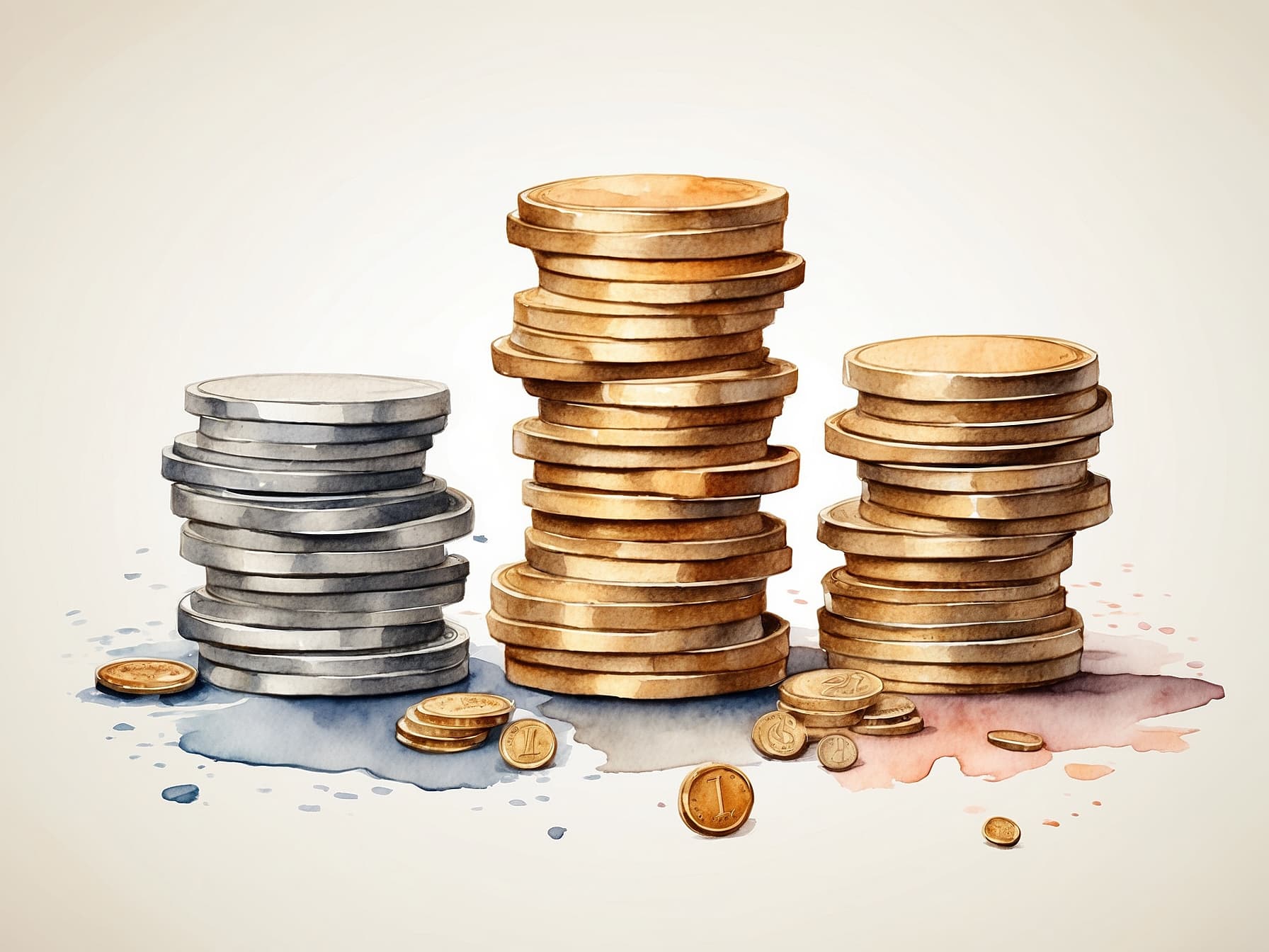 Drei Stangen Geld 