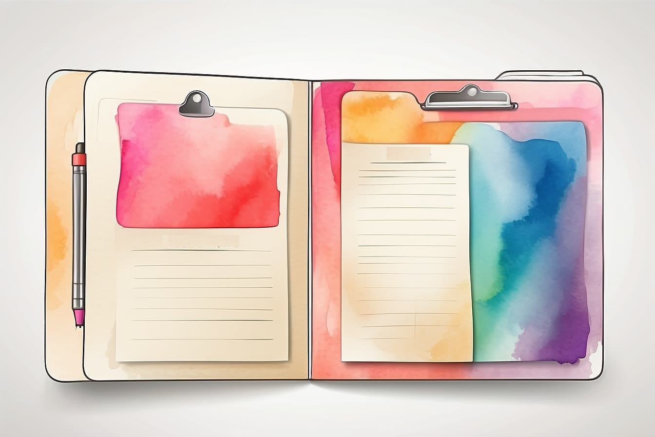 Ein Notizbuch