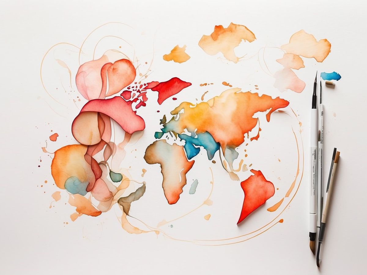 Die Welt gemalt und gezeichnet