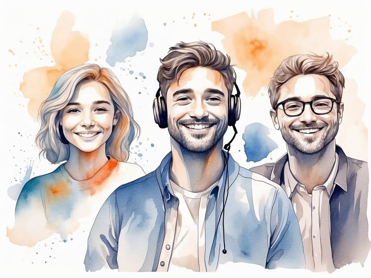 Drei neue Mitarbeiter im Onboarding