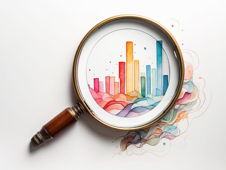 Eine Lupe als Symbol für bessere Datenanalyse