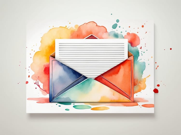 Marketing als Brief dargestellt