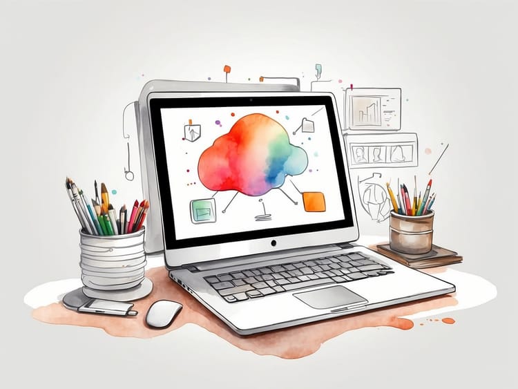 CRM aus der Cloud auf dem Laptop
