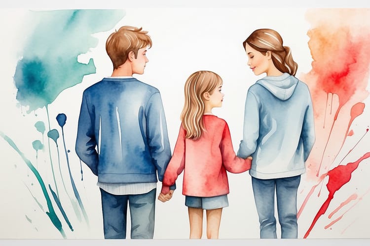 Eltern mit Ihrer Tochter